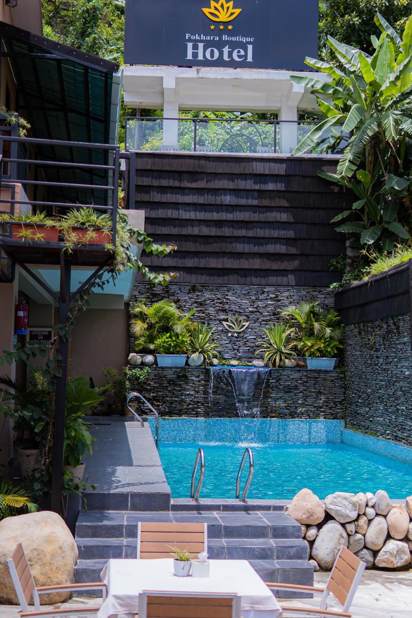 Pokhara Boutique Hotel Bagian luar foto