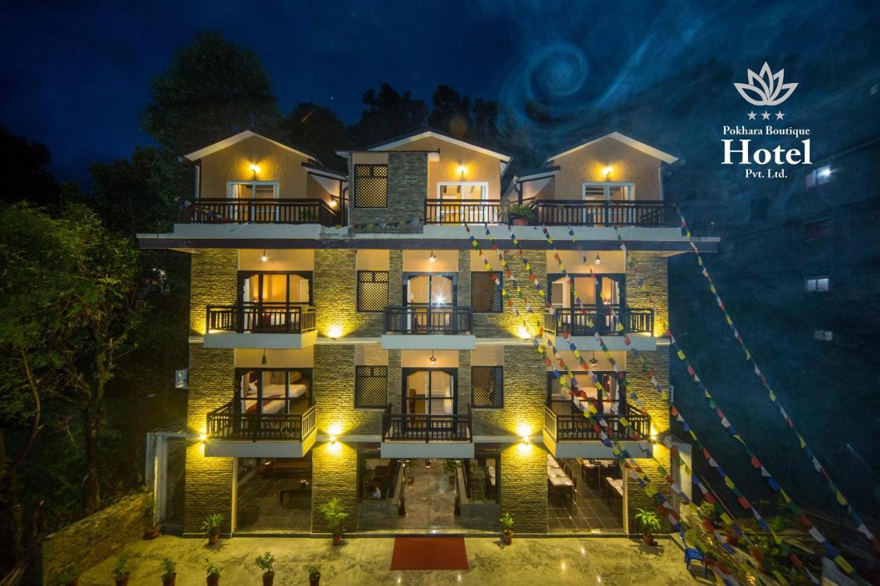 Pokhara Boutique Hotel Bagian luar foto
